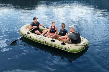 Надувний човен Bestway Hydro-Force Voyager X4 комплект 350×145×49 см
