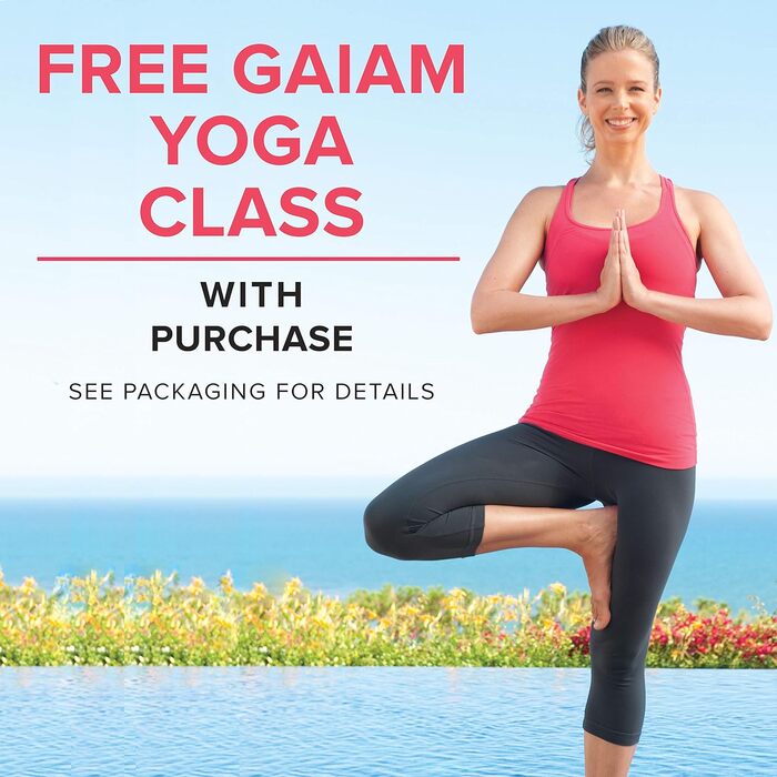 Килимок для йоги Gaiam Insta-Grip 6 мм, нековзкий, щільний, структурований, для йоги та фітнесу, 173×62 см