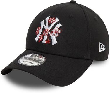 Кепка New Era Basecaps 9Forty з регульованим розміром, особливі дизайни, вигнутий козирок, логотип Patch, універсальний розмір, New York Yankees #34742