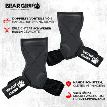 Ремінь/гачок BEAR GRIP Multi-Grip: міцні гірники, вантажні ремені та рукавички для важкої атлетики