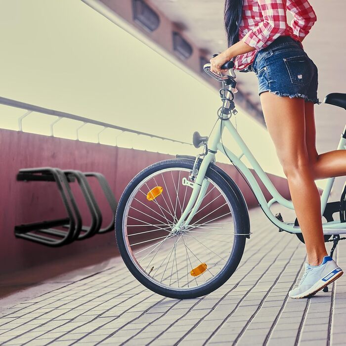 Підставка для велосипедів Relaxdays на 3 велосипеда, сталева, антрацитова