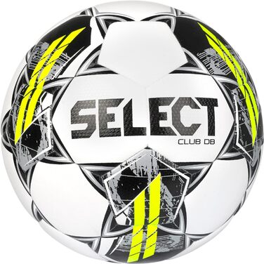 Футбольний м'яч Select Club DB, розмір 4, біло-чорний