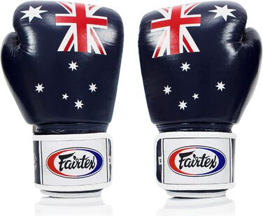 Боксерські рукавички Fairtex BGV1, сині, 340 г – професійні, шкіряні, для тренувань та змагань