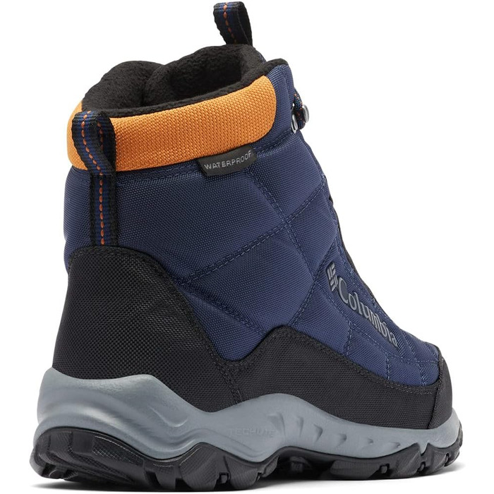 Чоловічі зимові черевики Columbia Firecamp Boot Snow, 44 EU, Коледжіальний синій/Яскрано-мідний