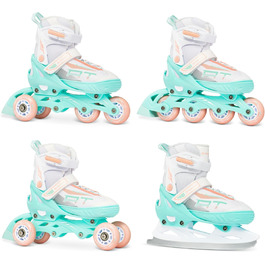 колір: білий/м’ятний/оранжевий