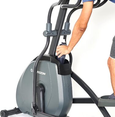 Еліптичний тренажер Horizon Fitness Andes 2.0 для дому, висота підйому 27 см, безпечний крос-тренер для домашнього фітнесу