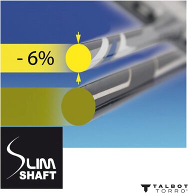 Бадмінтонний набір Talbot-Torro Isoforce 211: графітова ракетка, 3 волани, чохол