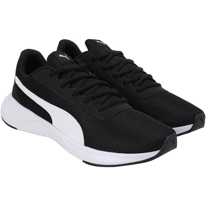 Кросівки для бігу PUMA Night Runner V2 - унісекс, чорно-білі, 44.5 EU