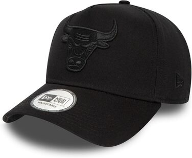 Кепка New Era Eframe 9Forty Adjustable Chicago Bulls чорного кольору, універсальний розмір
