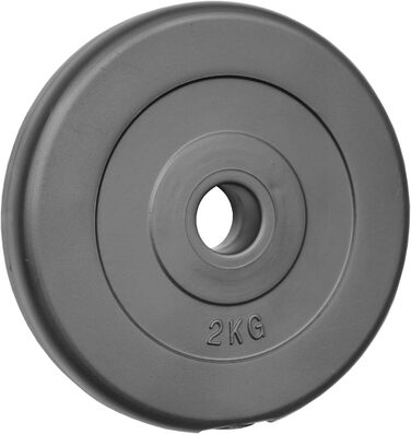 Диски для штанги POWER-XTREME 30/31 мм, пластик, пісок-бетон, 0,5–15 кг