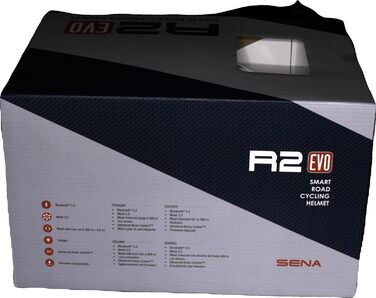 Велосипедний шолом Sena R2 EVO Smart для дорослих, з Mesh Intercom, матовий сірий, для шосе