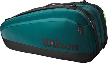 Тенісна сумка Wilson Blade V9 Super Tour, зелено-чорна, до 9 ракеток
