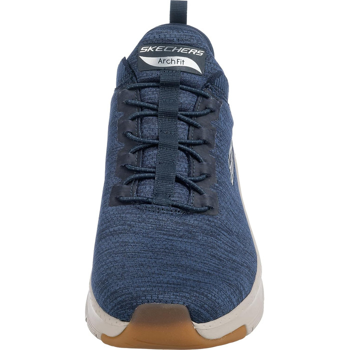 Чоловічі кросівки Skechers Arch Fit Waveport, 42 EU, темно-синій, сітчаста обробка