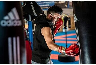 Боксерські рукавички adidas AdiSpeed для фітнесу, спарингу та тренувань, для дорослих чоловіків і жінок, 340 г, 453 г, 510 г