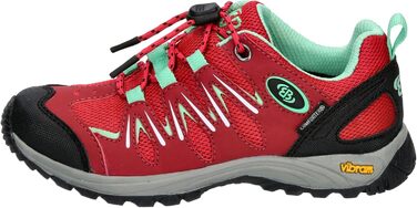 Дитячі трекінгові кросівки Brütting Expedition для хлопчиків та дівчаток (28 EU, рожево-м'ятний, білий)