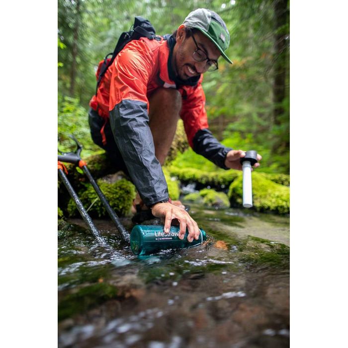 Фільтрована пляшка LifeStraw Go 650 мл, темно-бірюзова, фільтр для води