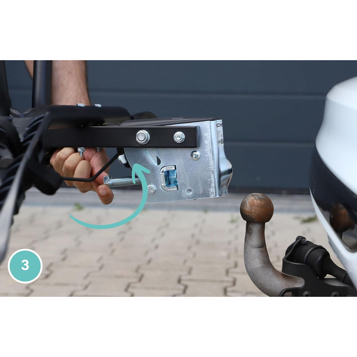 Велосипедний фаркоп FISCHER Proline Evo 2 - фаркоп для велосипедів, тримач для авто, чорний SmartLine