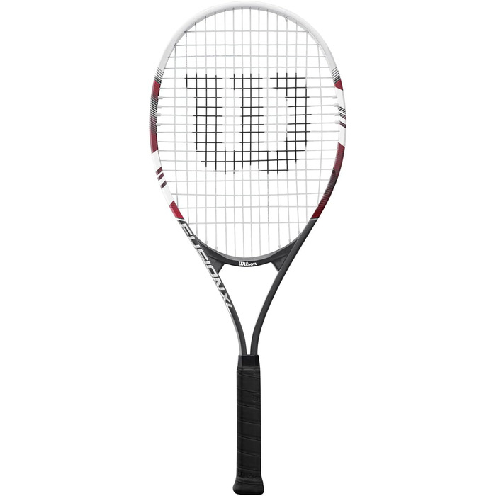 Тенісна ракетка Wilson Fusion XL, алюмінієва, баланс у руків'ї, 291 г, довжина 69,9 см, розмір ручки 3