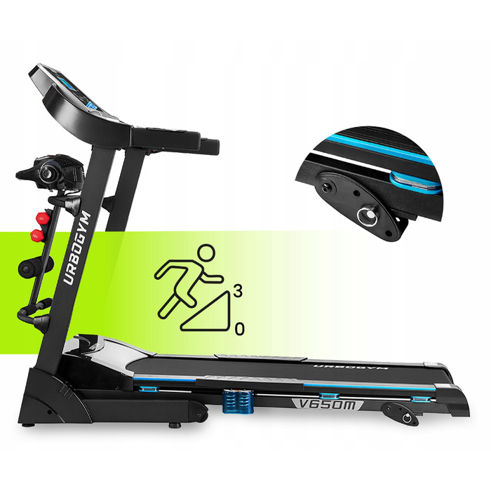 Електрична бігова доріжка Urbogym V650M, до 140 кг