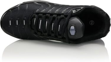 Чоловічі та жіночі кросівки для бігу та спорту, чорні, розмір 38 EU