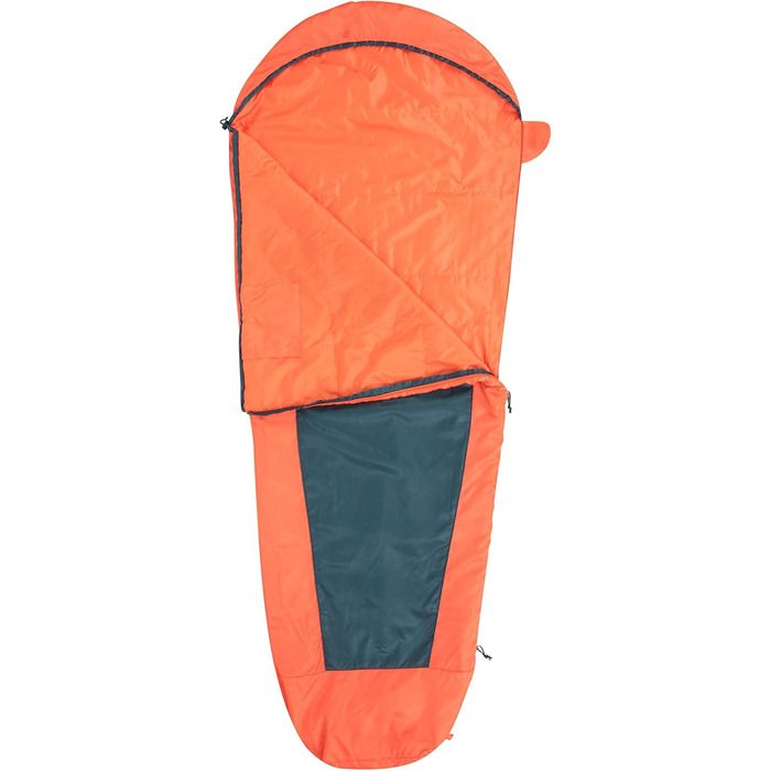 Сплячий мішок Mountain Warehouse Traveller 50 - 220 x 80 x 50 см - вітрозахисний, блакитно-зелений