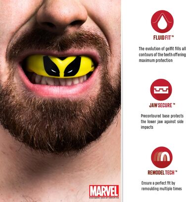 Захисна капа Marvel Wolverine для дорослих, для єдиноборств, боксу, MMA, регбі, кікбоксингу, хокею, преміум-якість
