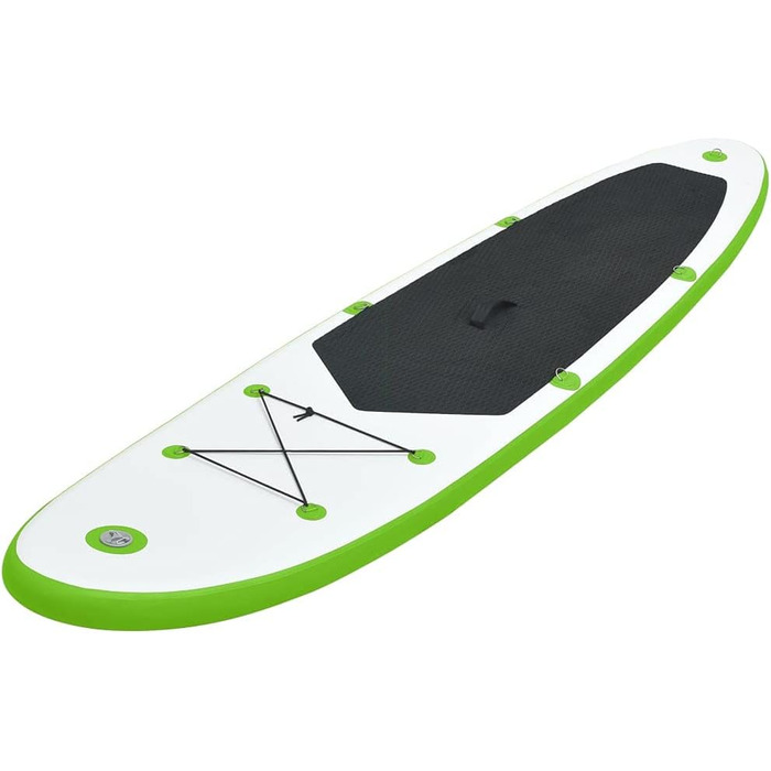 Надувна SUP-дошка для серфінгу vidaXL, комплект, 330x72x10 см, зелена