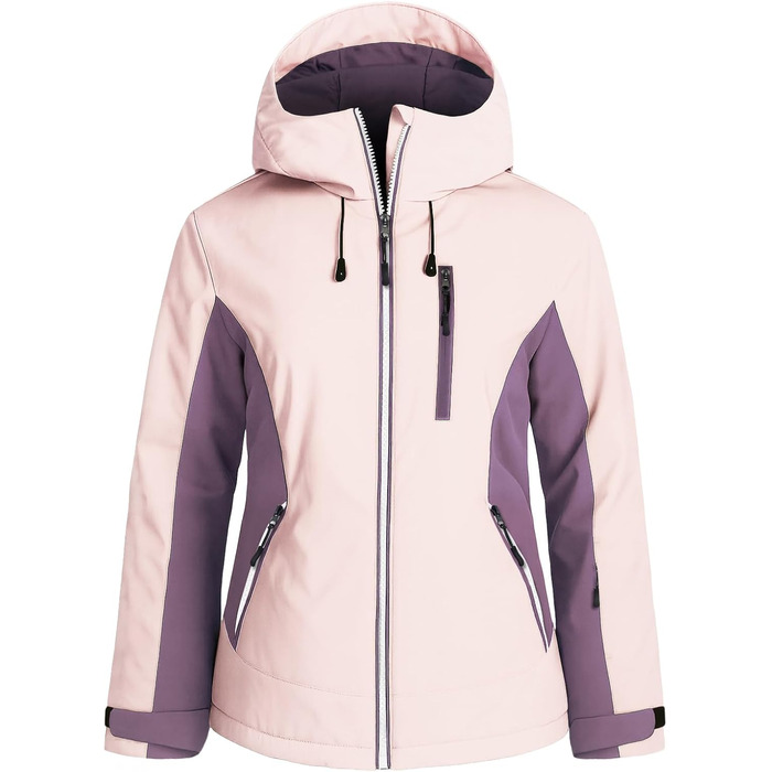 Жакети GEYSE Daen: водонепроникні, вітронепроникні, ізольовані, для сноуборду та лижного спорту (світло-рожевий, темно-ліловий)