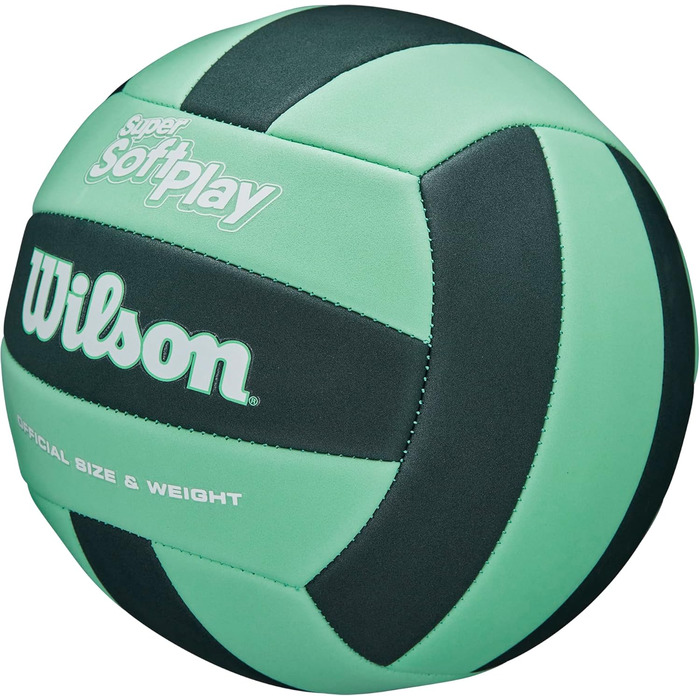 Волейбольний м'яч Wilson Super Soft Play Green - офіційний, для тренувань
