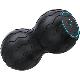 Ергономічний масажний ролер Therabody Wave Duo з Bluetooth, для спини, шиї та хребта, 5 режимів вібрації