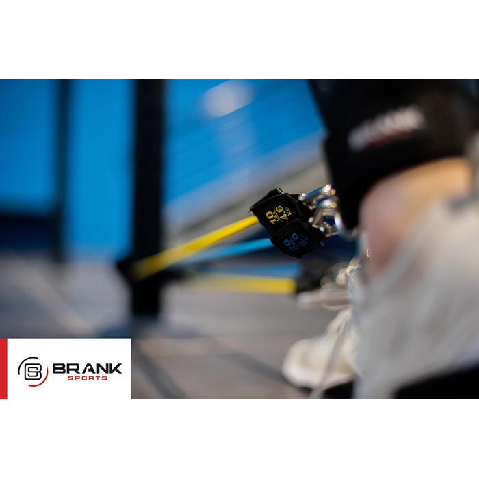 Гумові еспандери для фітнесу Widerstandsbänder - набір для силових тренувань з інструкцією та кісточками