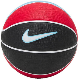 Баскетбольний м'яч Nike Skills із гуми, розмір 3, колір блакитний/червоний/білий