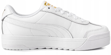 Жіночі спортивні кросівки PUMA Roma Feminine, білі, шкіряні, р. 37