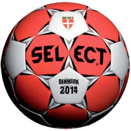 М'яч Select HB Данія червоно-білий, розмір 2, гандбольний