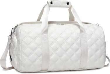 Спортивна сумка для підлітків, з відділеннями для взуття та мокрого одягу, для танців, плавання, подорожей та ночівель (Бежева)