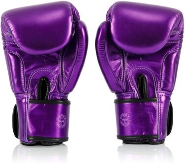 Боксерські рукавички Fairtex Metallic, 16 oz, фіолетовий металік