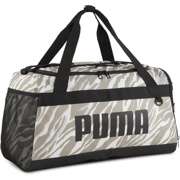 Сумка для спорту PUMA Challenger S, унісекс, альпійський сніг, гілка дуба, принт тварин, універсальний розмір