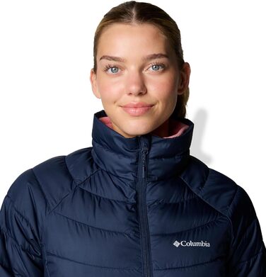 Жіноча утеплена куртка Columbia Powder Lite II Full Zip, темно-синя, розмір XXL