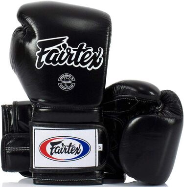 Боксерські рукавички Fairtex BGV9 мексиканського стилю, чорні, 14 унцій
