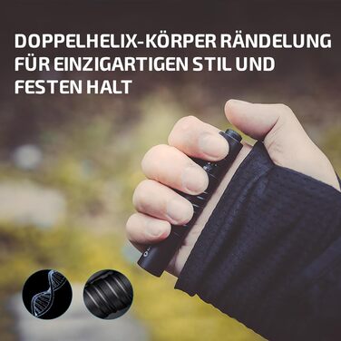 Ліхтарик Olight I3T EOS 180 люмен, міні, водонепроникний IPX8, алюмінієвий корпус, чорний - для кемпінгу та походів