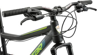 Гірський велосипед BIKESTAR, повністю амортизований, Shimano 21 швидкість, дискові гальма, колеса 26/27.5/29 дюймів, рама 15/17/19 дюймів, MTB
