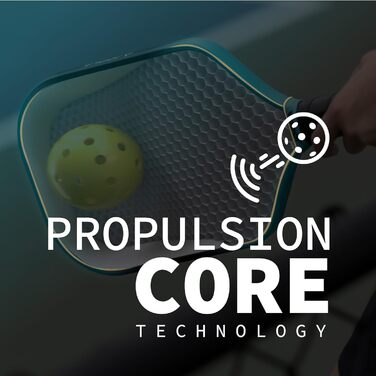 Професійна ракетка для піклболу JOOLA Scorpeus 3S із ядром Propulsion Core та поверхнею Charged Carbon, широкий корпус, збільшена точка удару, NFC-чіп, сертифікат UPA-A, жовта, універсальний розмір