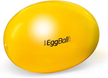 Гімнастичний м'яч Pezzi Eggball Standard 45 см, жовтий, для фітнесу та реабілітації