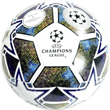 М'яч футбольний UEFA Champions League офіційний біло-синьо-зелений