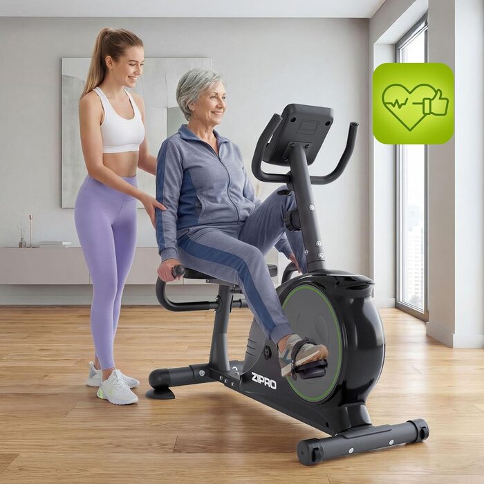 Zipro велотренажер Easy: магнітний ергометр для дому, до 150 кг, без батарейок