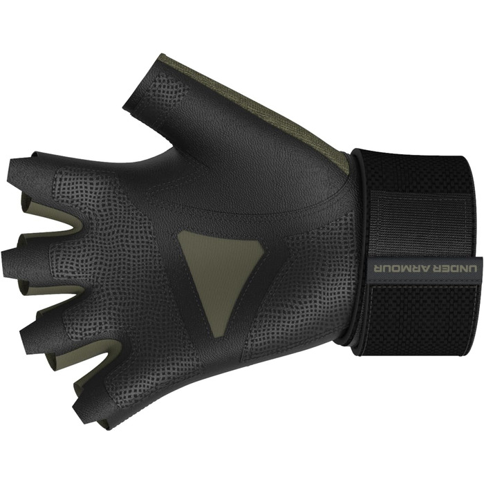 Рукавички для важкої атлетики Under Armour Half Finger (S, 390) Marine Od Green / Black / Black