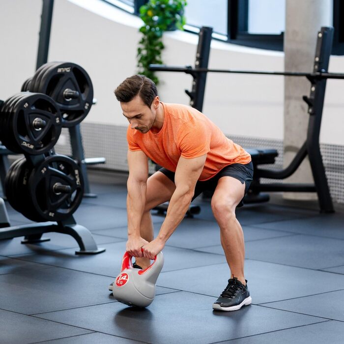 Гиря Gymtek для силових тренувань, ергономічна ручка, для фітнесу та домашнього спортзалу