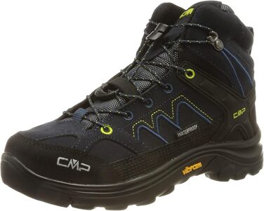 Дитячі трекінгові черевики CMP Moon Mid WP, чорно-сині, унісекс, 32 EU