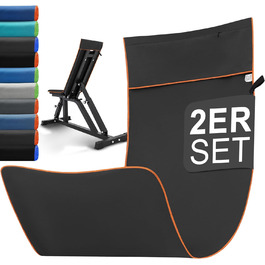 Набір спортивних рушників Jokisa Fitness 2 шт., 120x50 см з кишенею на блискавці, мікрофібра, швидковисихаючі для тренажерного залу, кемпінгу, подорожей (темно-сірий-жовтий)