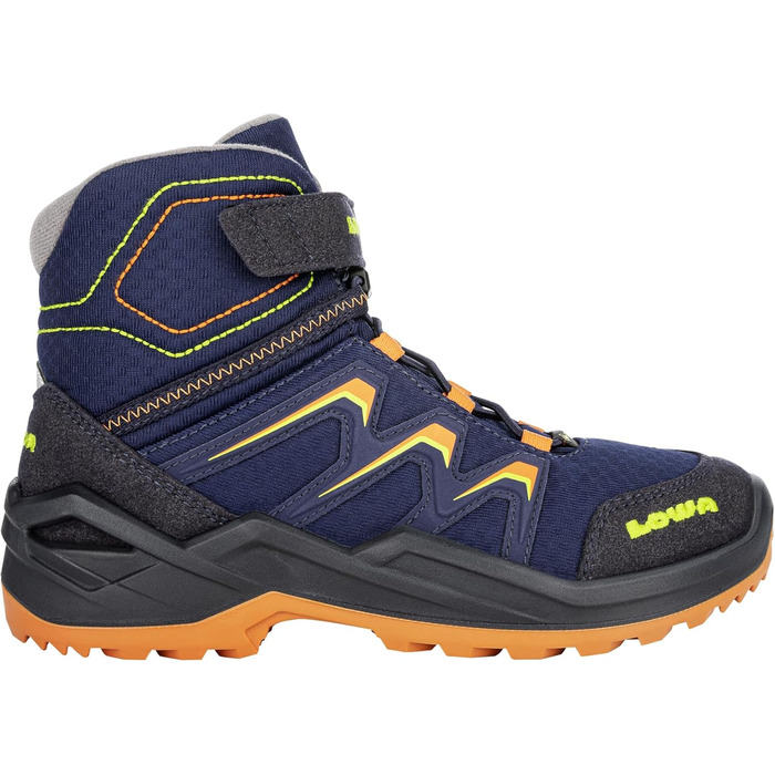 Черевики дитячі LOWA MADDOX GTX MID JUNIOR, 29 EU, Navy/Orange